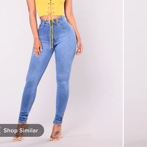 High waisted skinny leg fashion nova jeans